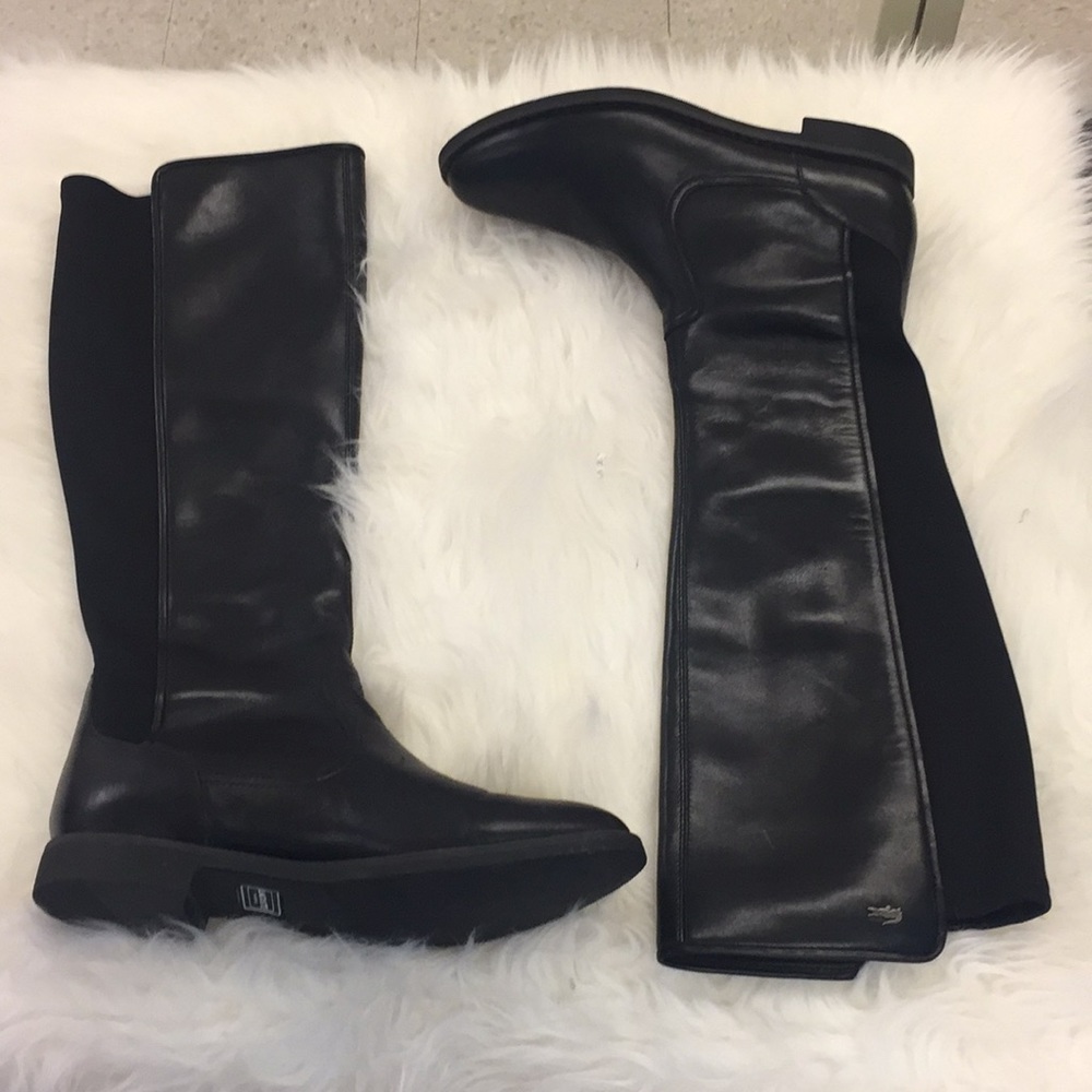 Lacoste Black Over the Knee Boots